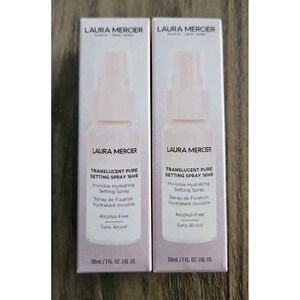 2X Laura Mercier Translucent Setting Spray Travel Size New 1 Oz Each